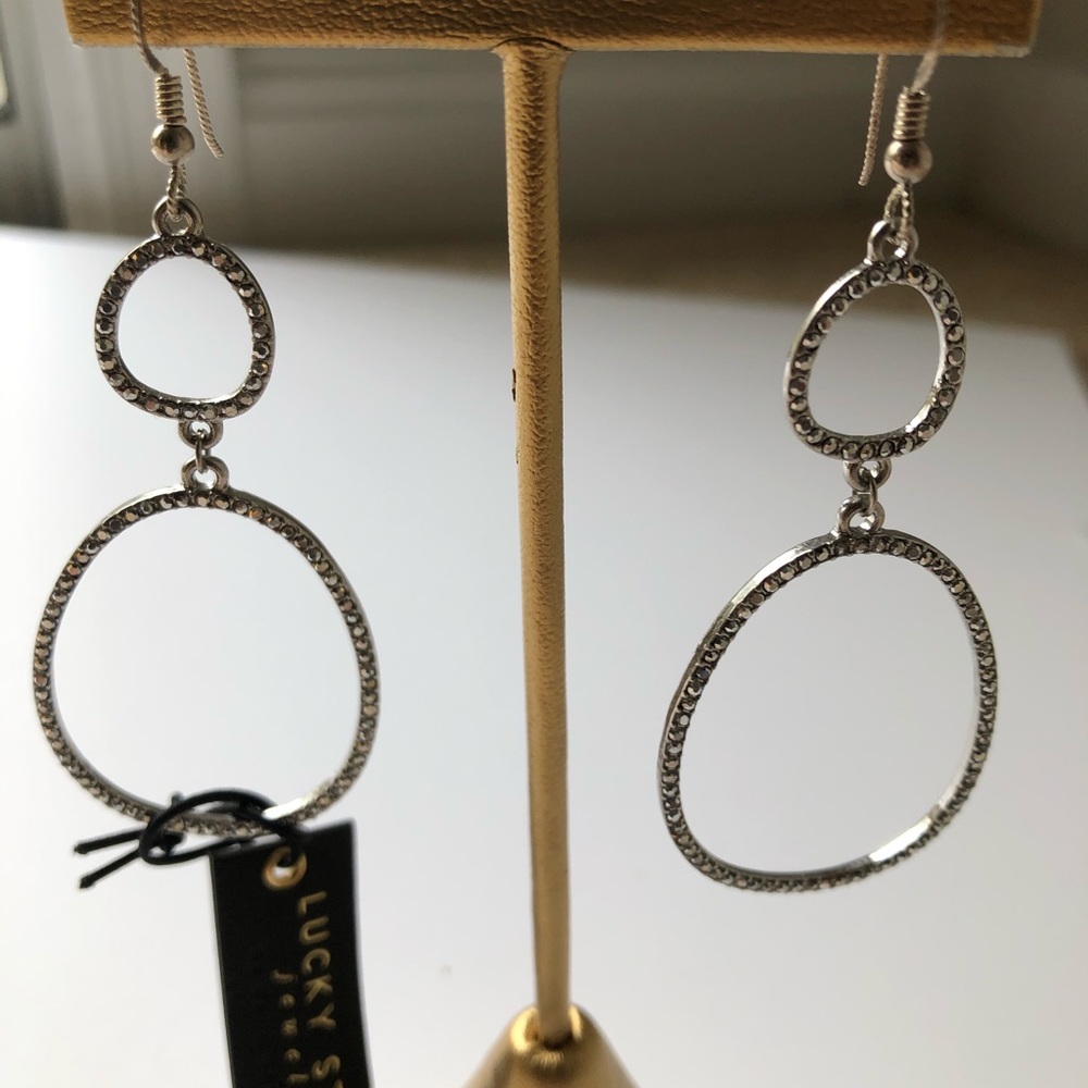 Double dangle earrings- last pair!